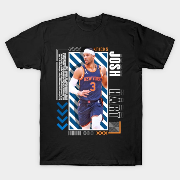 Josh Hart Paper Poster Version 10 T-Shirt by art.Hamdan